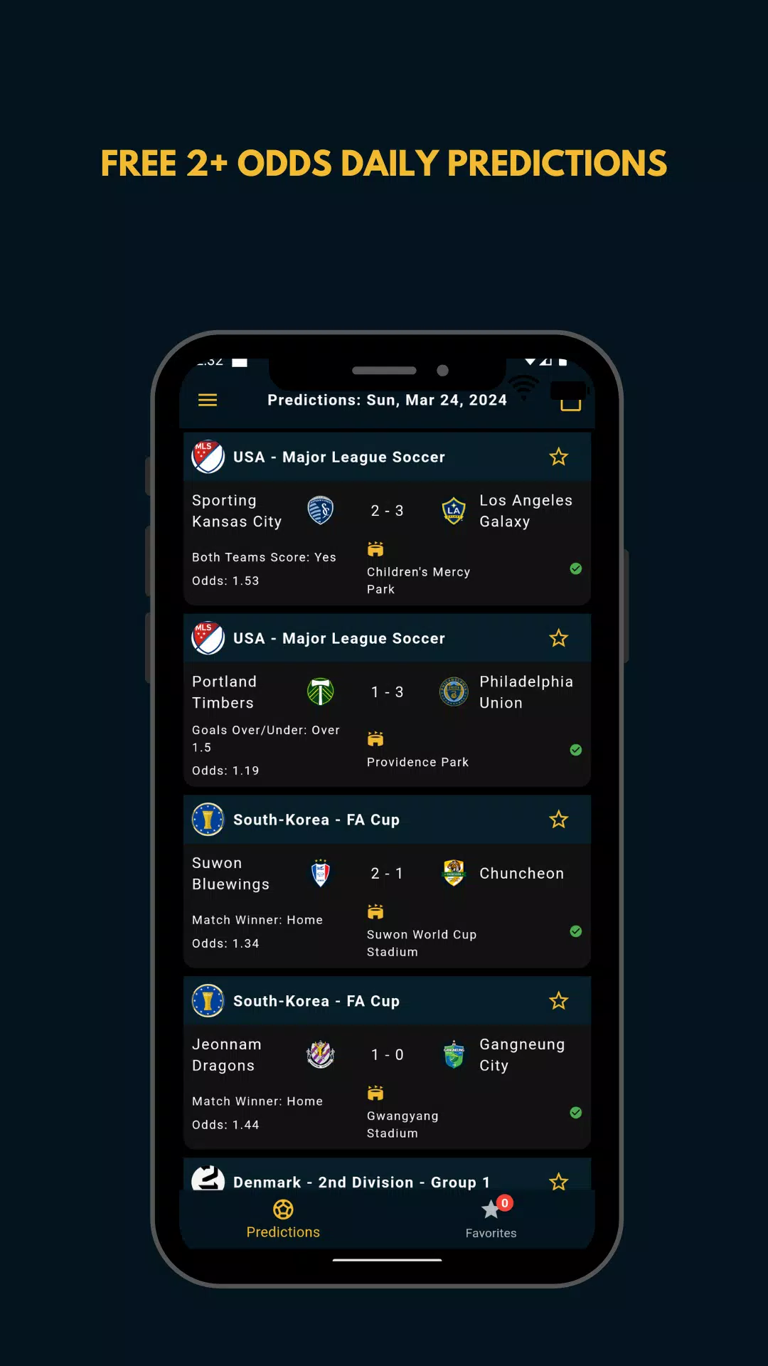 2+ Odds Daily Betting Tips スクリーンショット 0