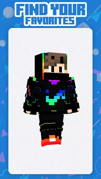 Neon Squad Skin Minecraft Captura de tela 2