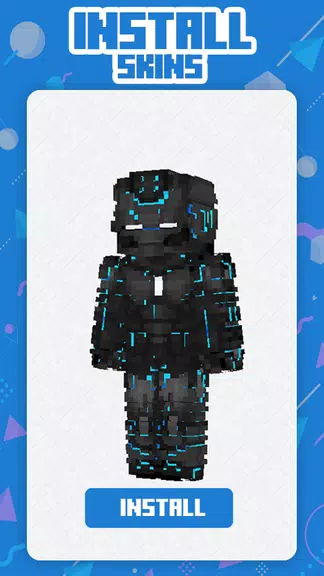 Neon Squad Skin Minecraft スクリーンショット 3