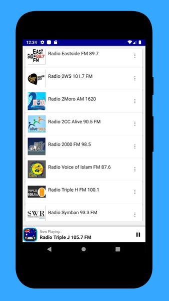 Radio App Australia: FM Online स्क्रीनशॉट 1