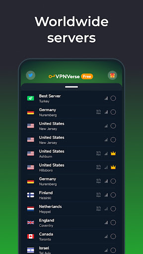 VPNVerse - IP Address Changer Capture d'écran 2
