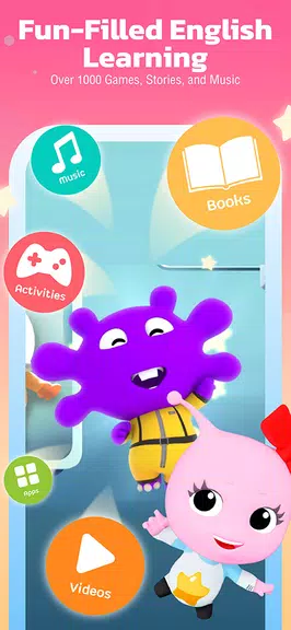 Galaxy Kids - Learning English Скриншот 1