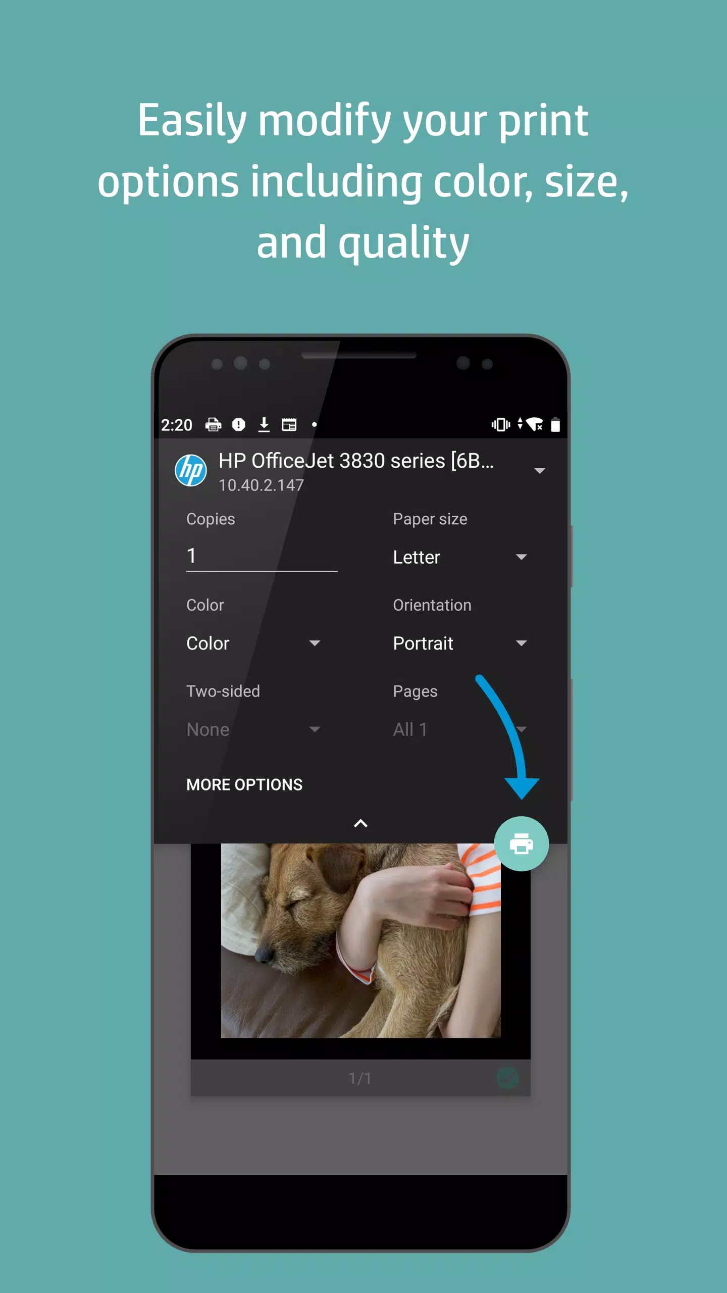 HP Print Service Plugin स्क्रीनशॉट 3