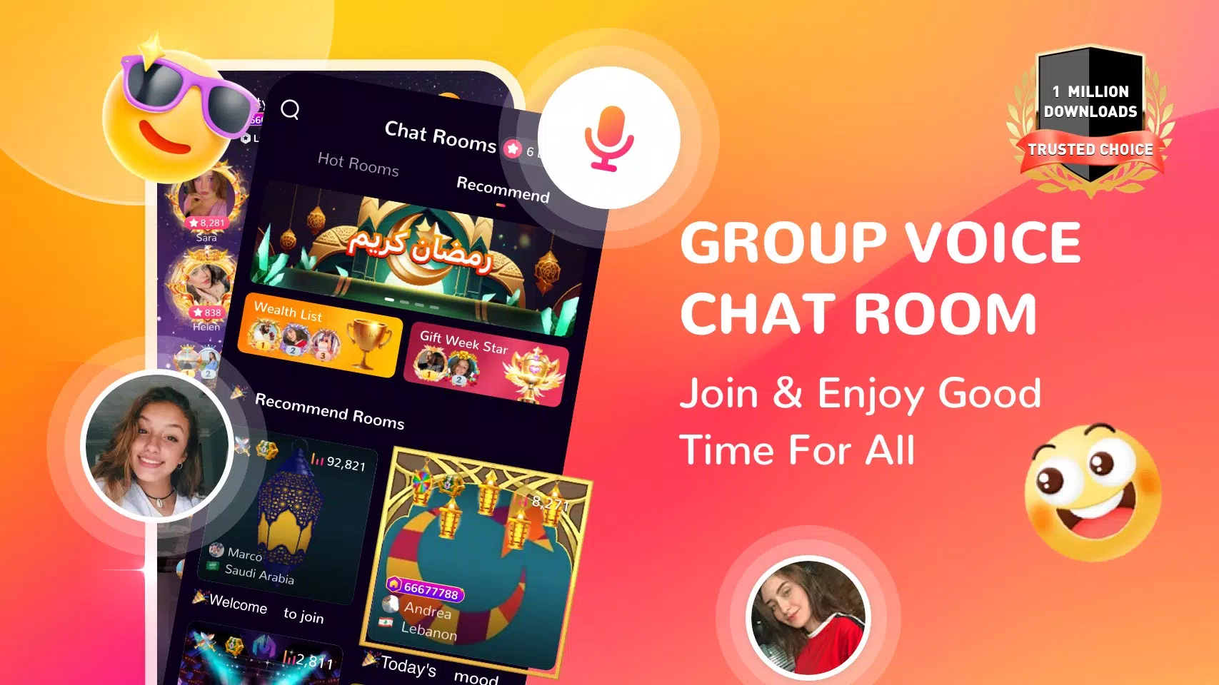Honey Jar - Voice Chat & Party應用截圖第0張