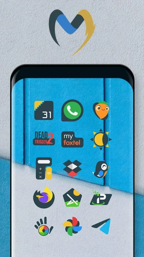 Material UI Dark Icon Pack Capture d'écran 0