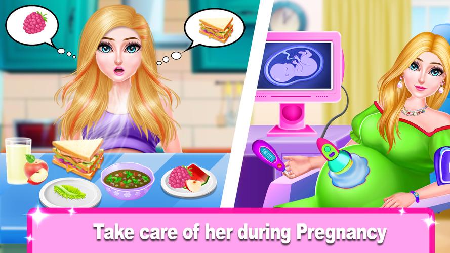 Pregnant Mommy Games Pregnancy स्क्रीनशॉट 1