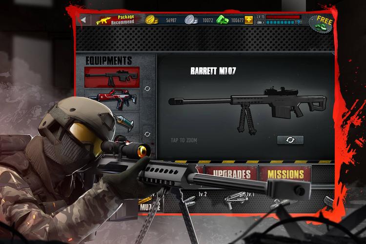 Zombie Frontier 3: 狙击手 & 僵尸射击应用截图第1张