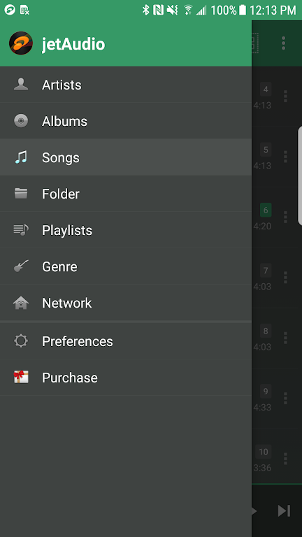 jetAudio+ Hi-Res Music Player स्क्रीनशॉट 1