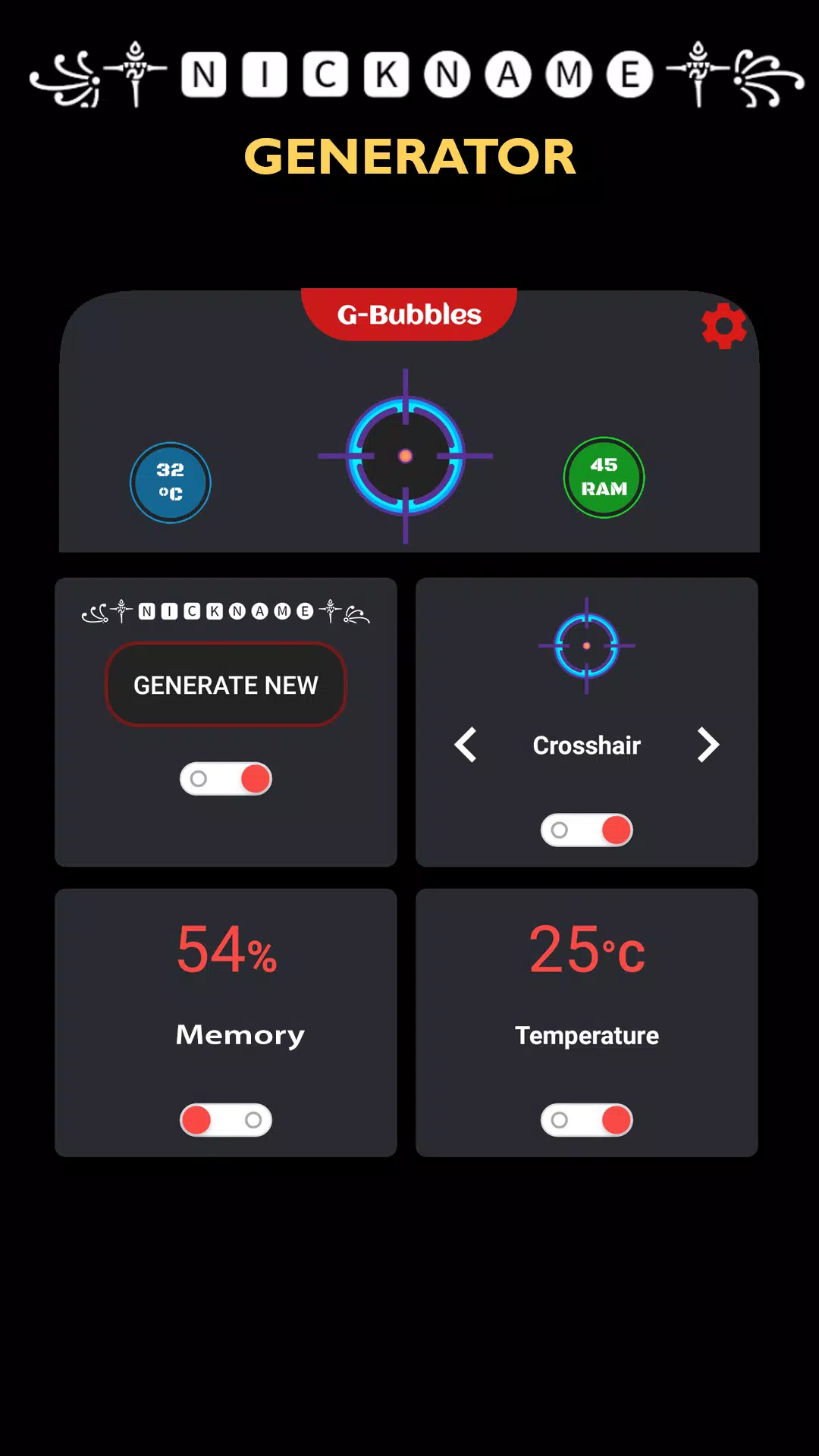 Crosshair & Nickname Generator 스크린샷 0