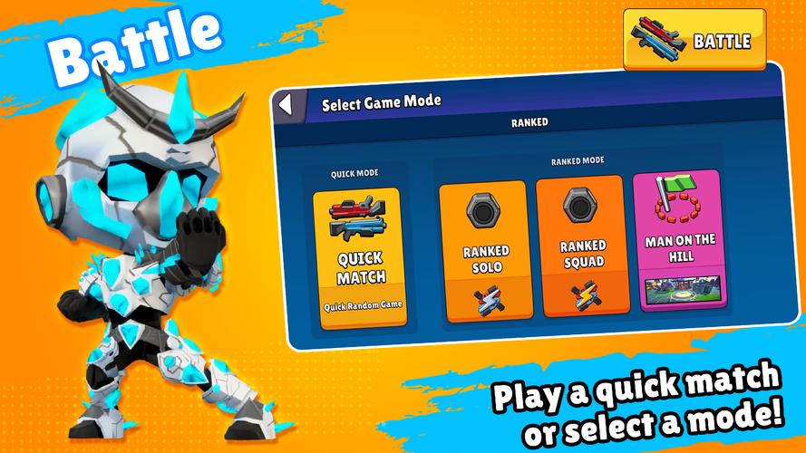 Gaxos: Brawl Bots Captura de pantalla 1