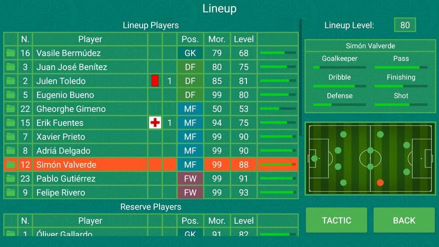 Football Team Manager Capture d'écran 0