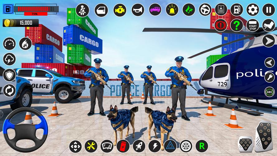 US Police-Car Transport Trucks Screenshot 2