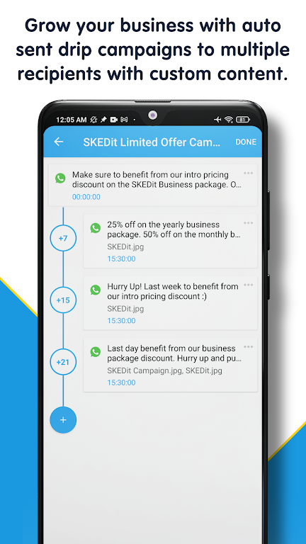 SKEDit: Auto Message Scheduler スクリーンショット 3