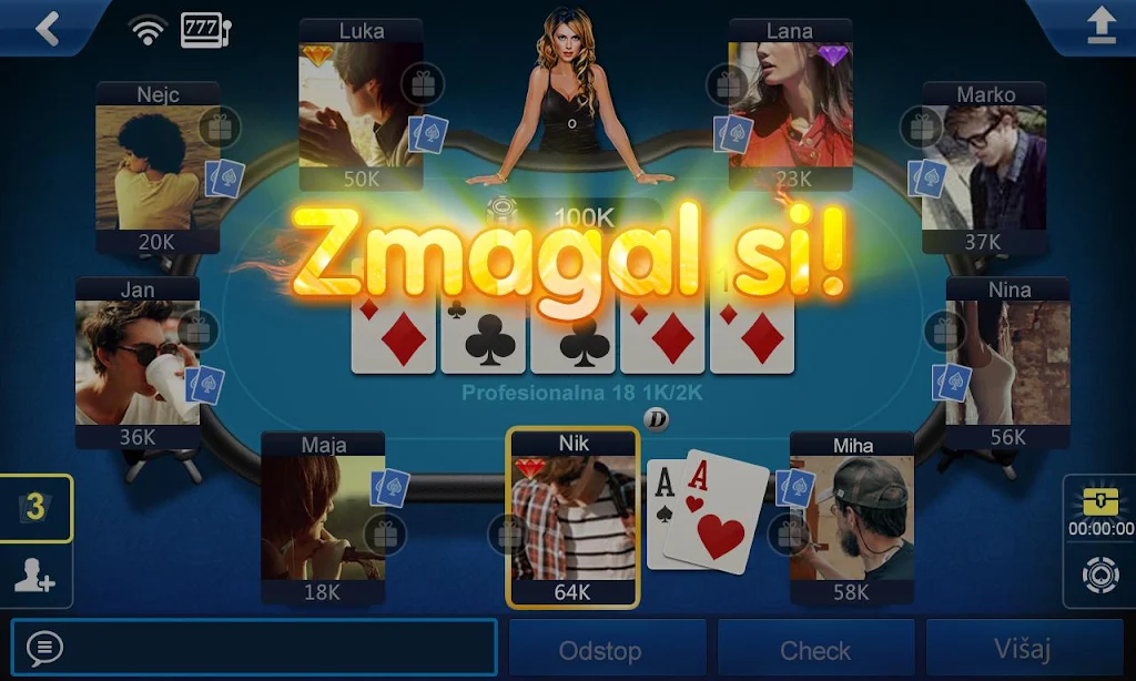 Poker Slovenia hd स्क्रीनशॉट 3