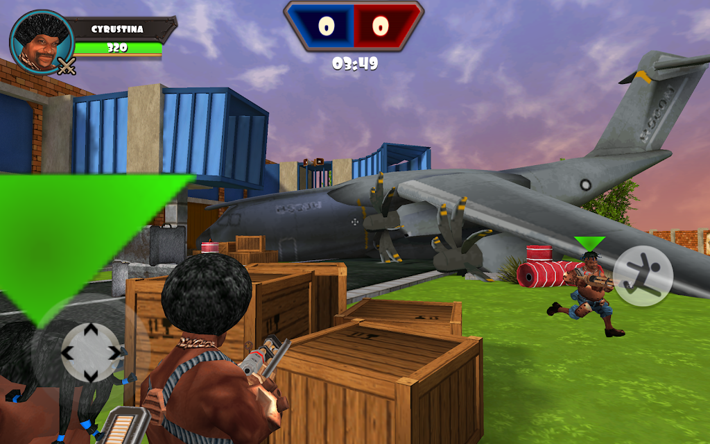 Airport Clash 3D - Minigun Sho 스크린샷 1