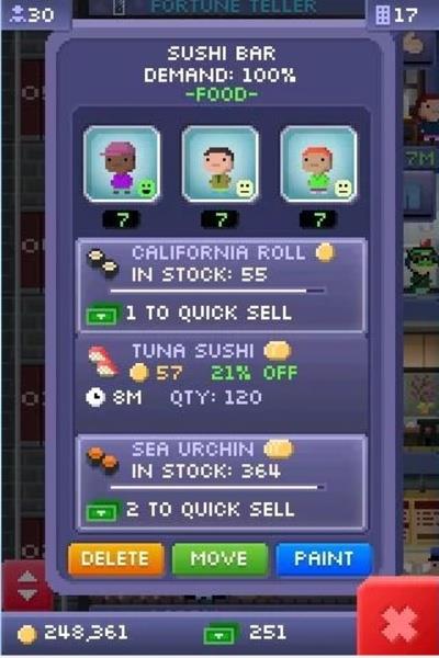 Tiny Tower Mod Captura de tela 1