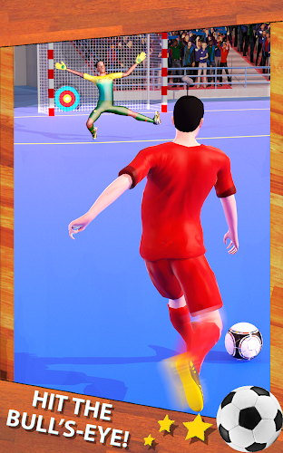 Shoot Goal - Indoor Soccer Captura de pantalla 1