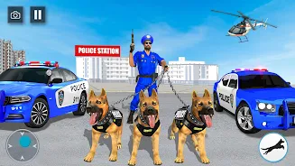 US Police Dog Crime Chase Game スクリーンショット 0