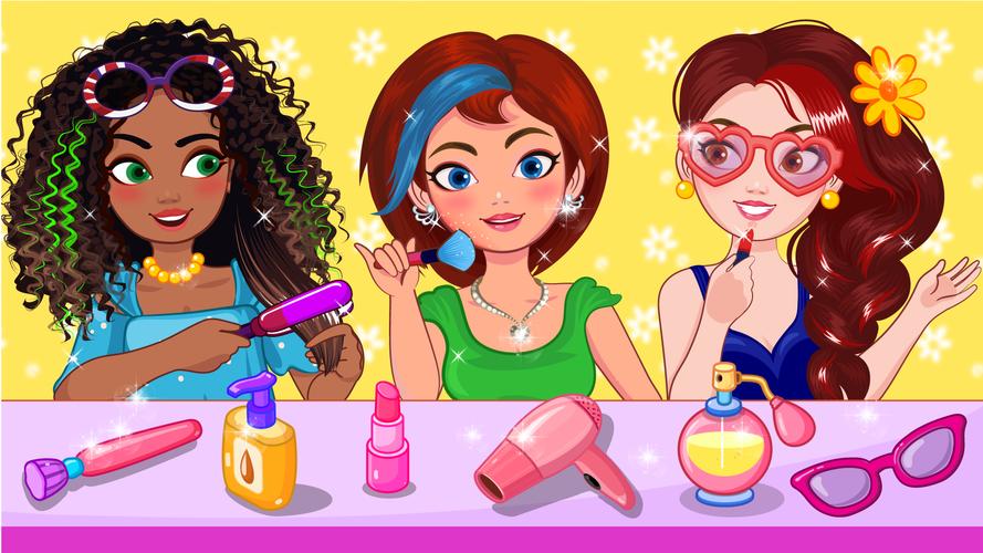 Hair Salon games for girls fun Скриншот 0