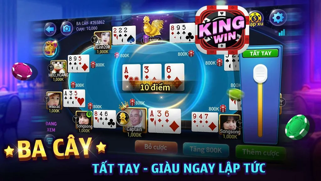 Game danh bai doi thuong King Win Captura de tela 1