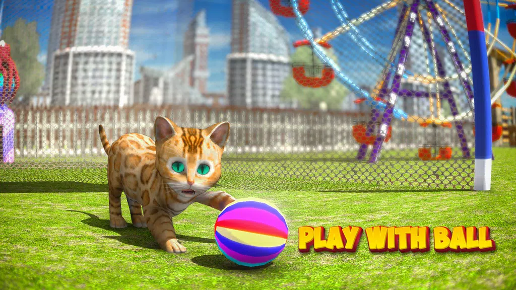 Kitten Game Pet Cat Simulator Captura de tela 3