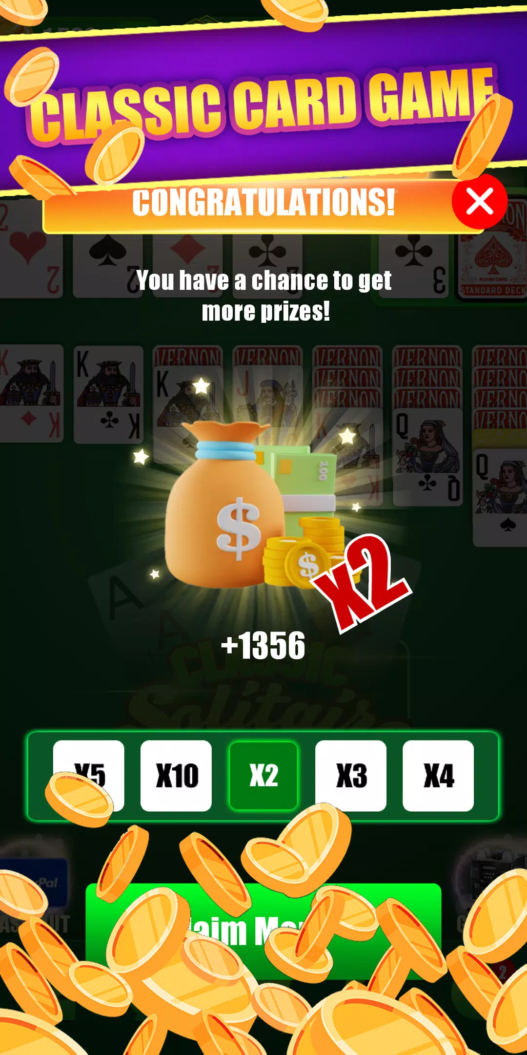 Funny Solitaire-Card Game Скриншот 1