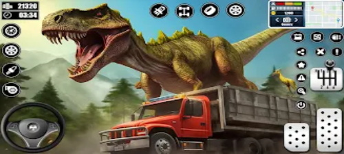 Dino Transporter Truck Games Screenshot 0