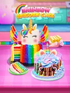 Rainbow Unicorn Cake Скриншот 3