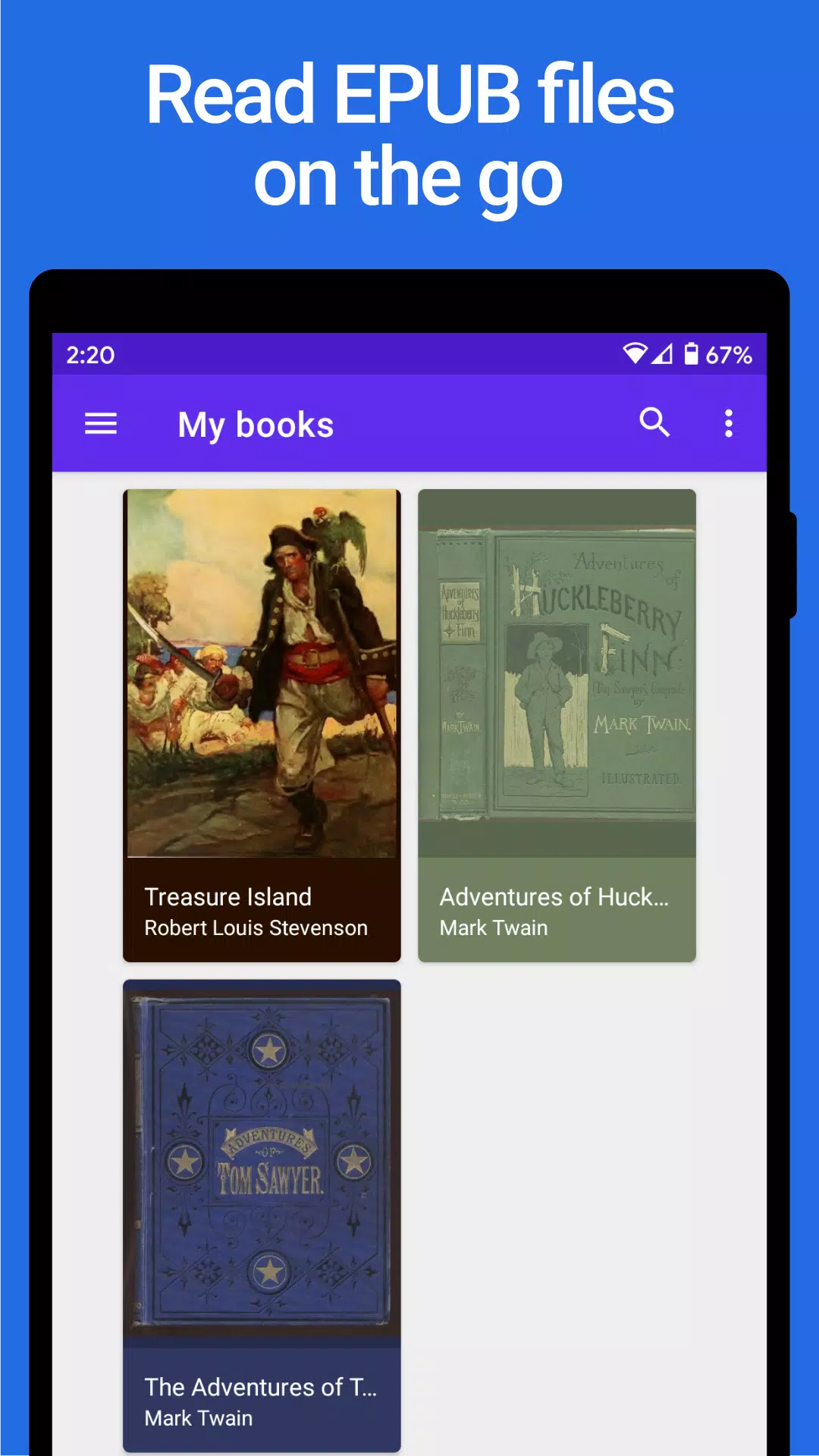 Lithium: EPUB Reader應用截圖第0張