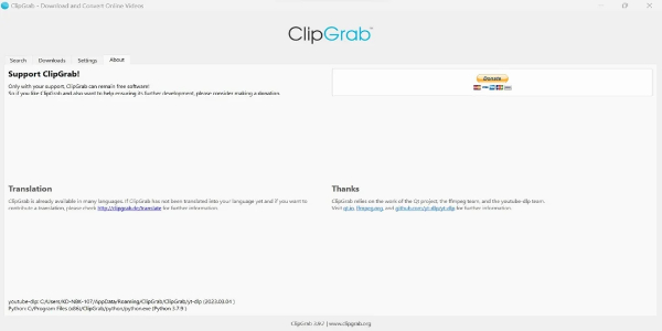 ClipGrab Screenshot 1