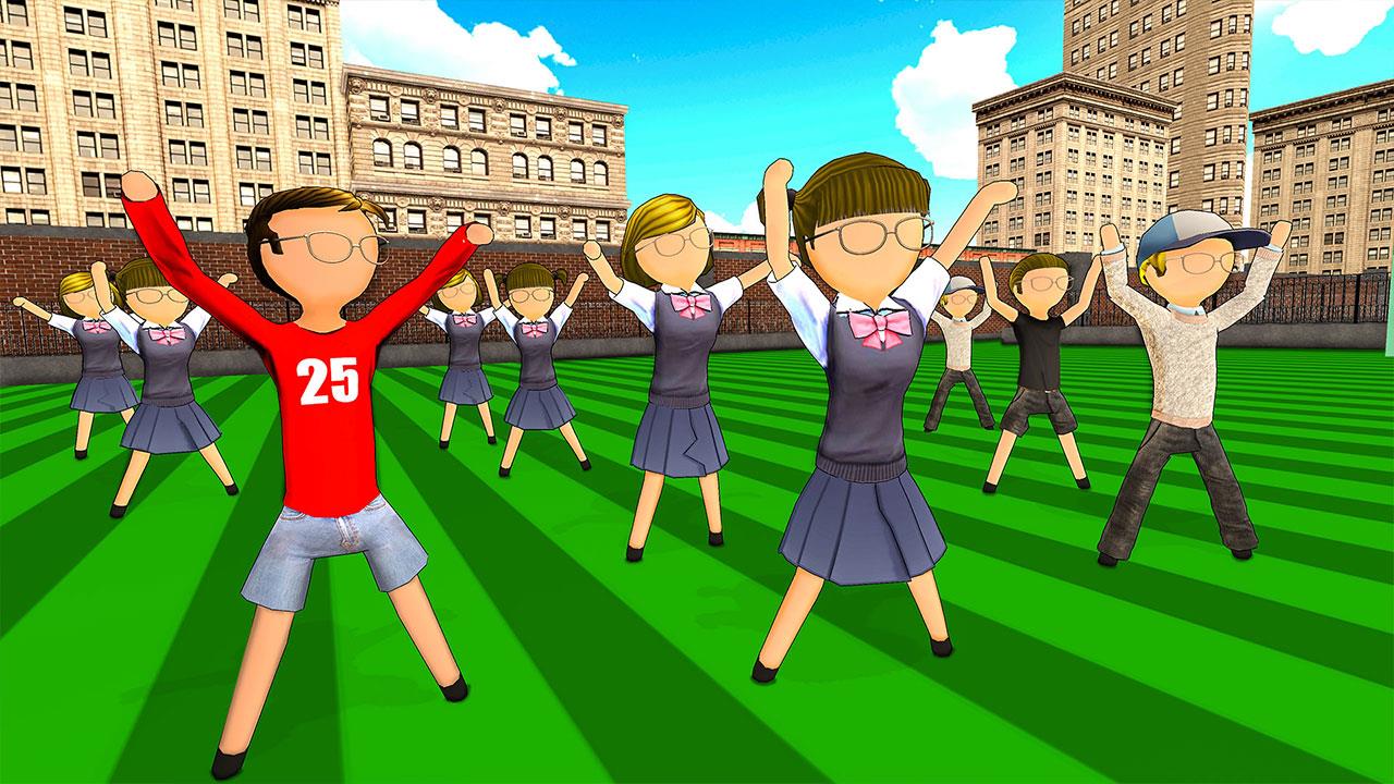 Stickman High School Girl Game Captura de tela 2