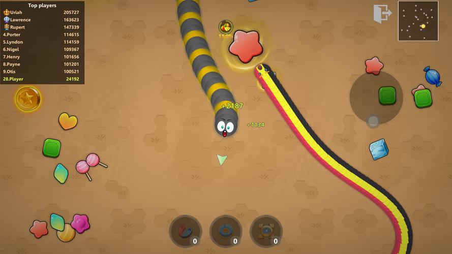 Slinky Snake: Worm.io Game Capture d'écran 3