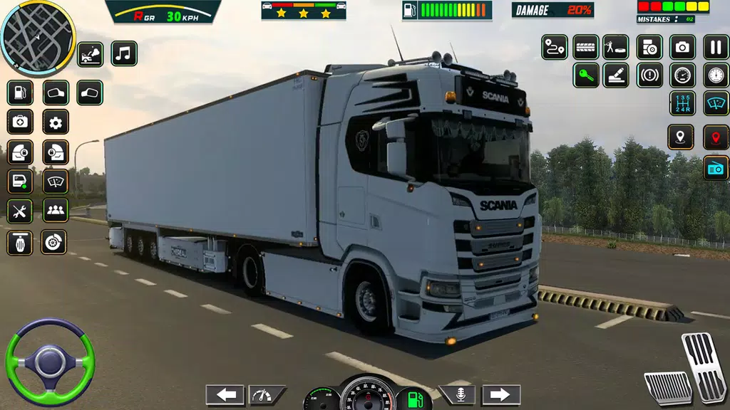 Real City Cargo Truck Driving Captura de tela 0