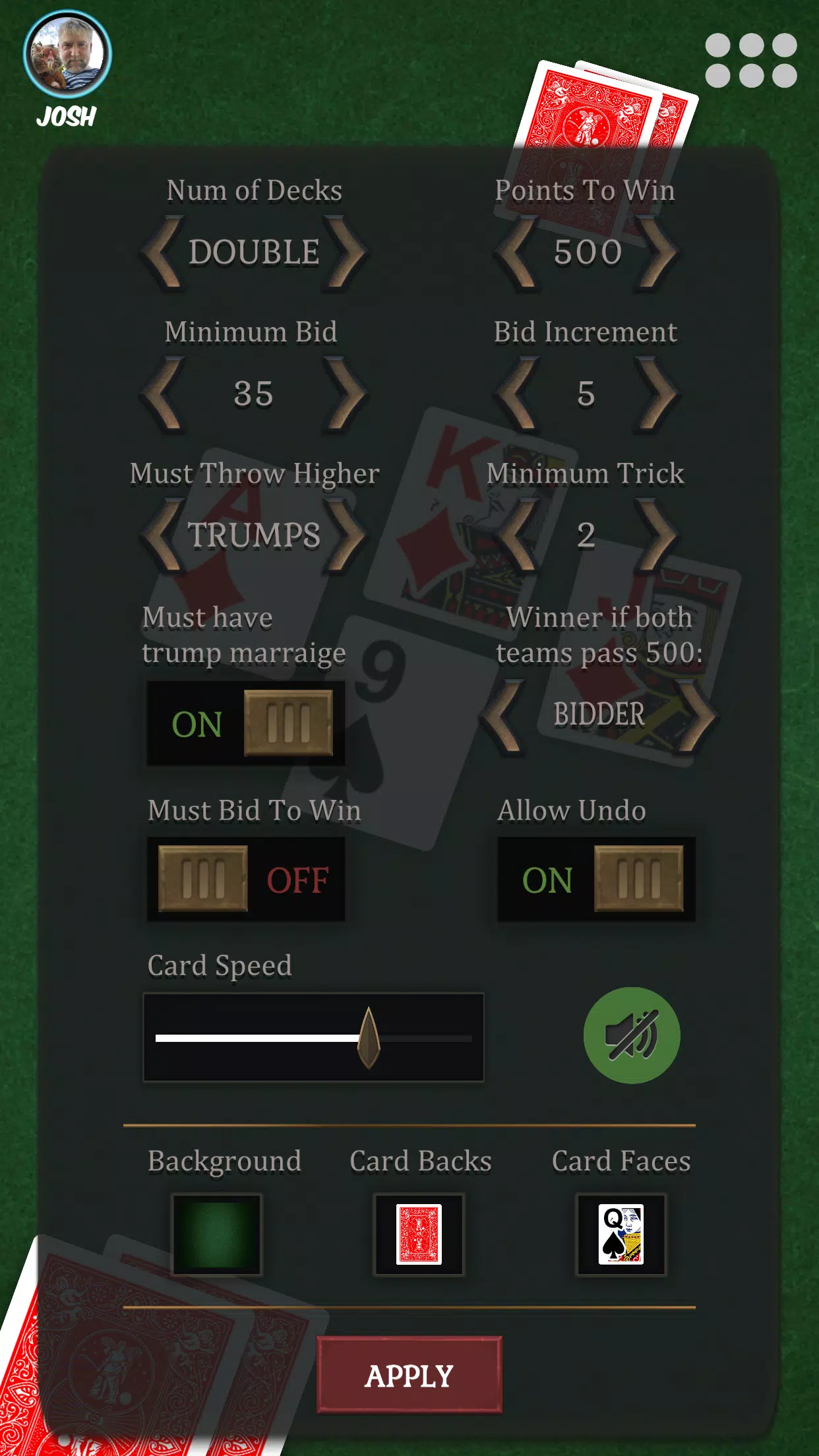 Pinochle Online应用截图第3张