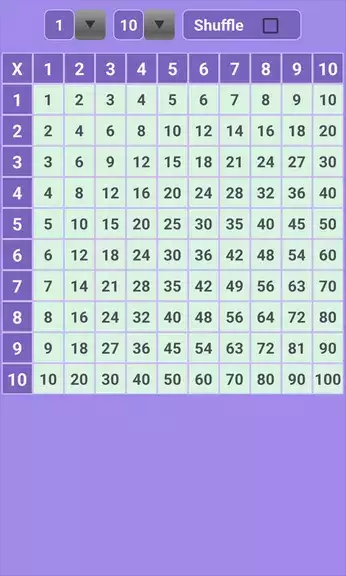 Multiplication Table: Math應用截圖第1張