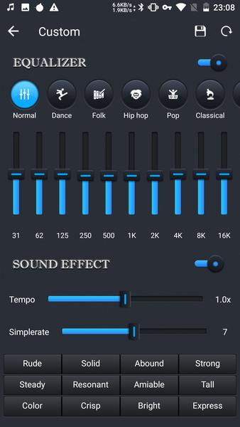 Equalizer Music Player Captura de tela 2