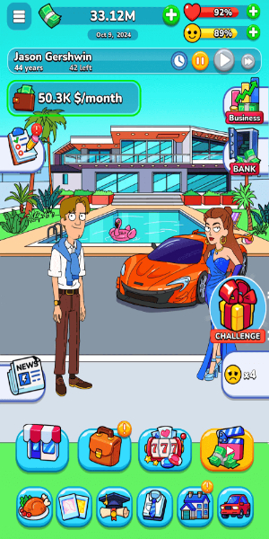 Mr.Billion: Idle Rich Tycoon Screenshot 1