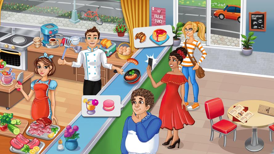 Master Chef Kitchen Games Cook Captura de pantalla 1