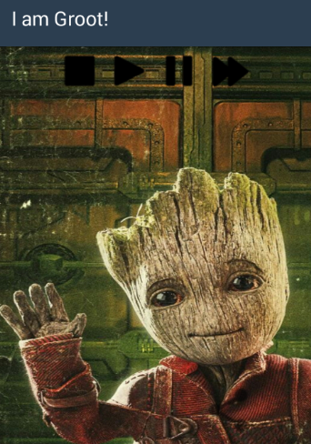 I am Groot Button Screenshot 2