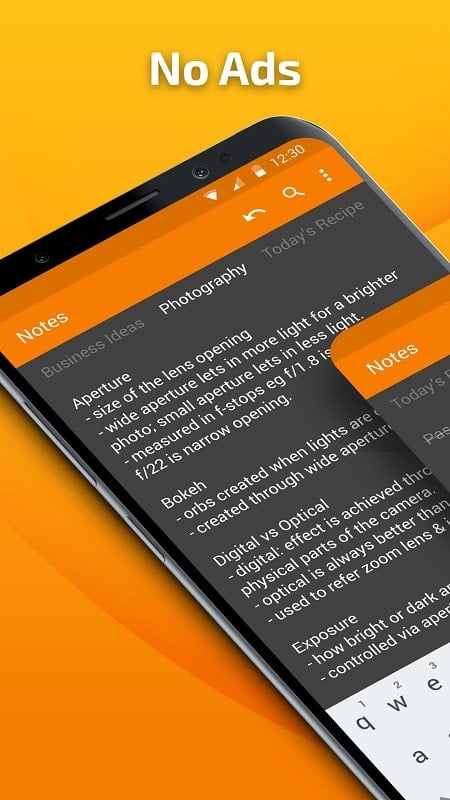 Notas Simples Pro Captura de pantalla 0