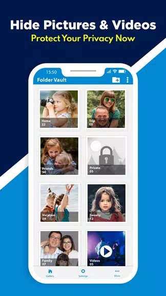 Folder, File & Gallery Locker Скриншот 1