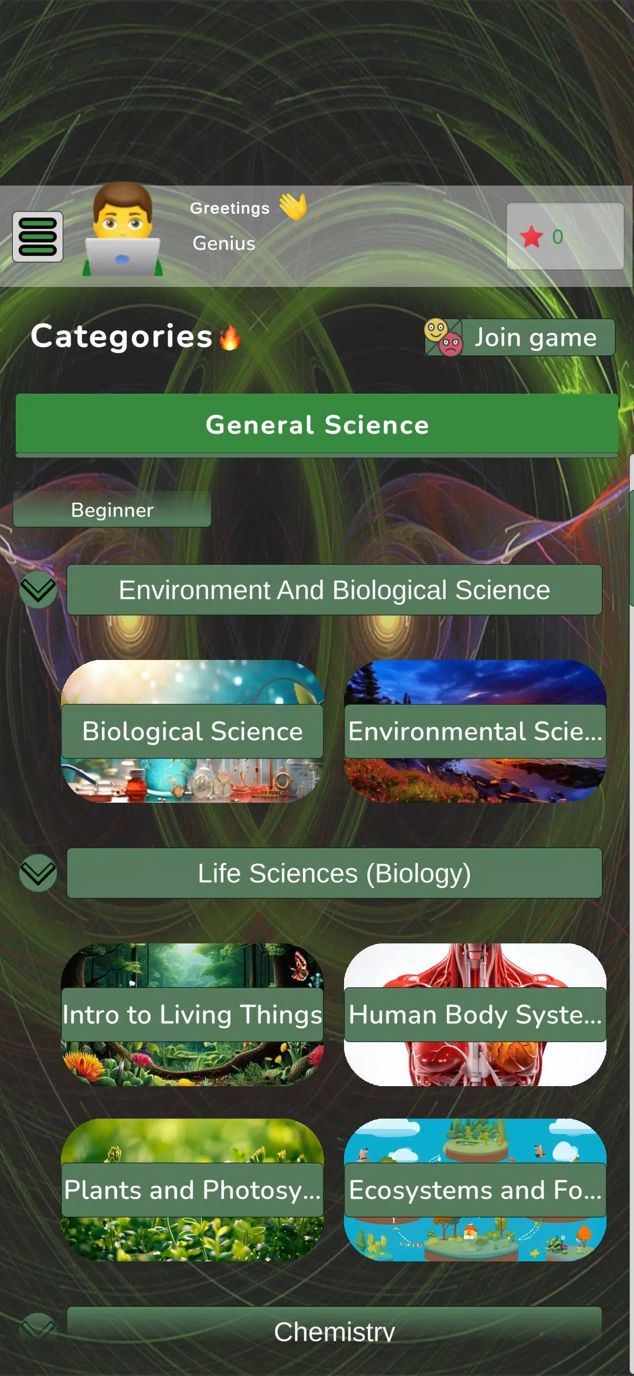 General Science Capture d'écran 0