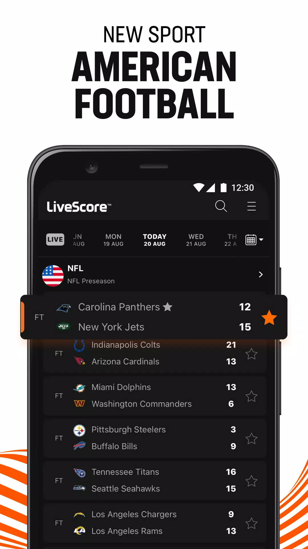 LiveScore: Live Sports Scores應用截圖第2張