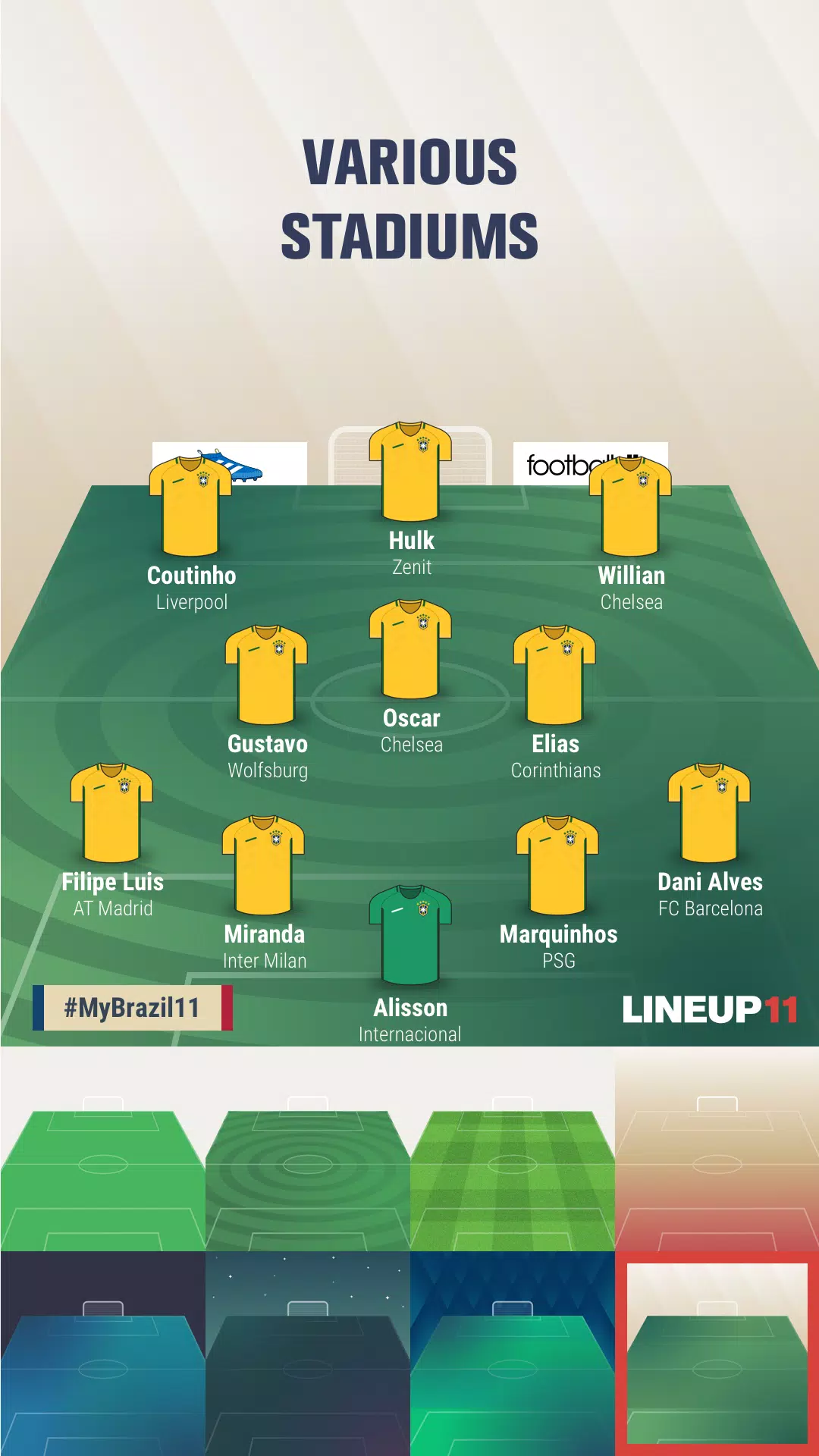 LINEUP11: Football Lineup應用截圖第3張