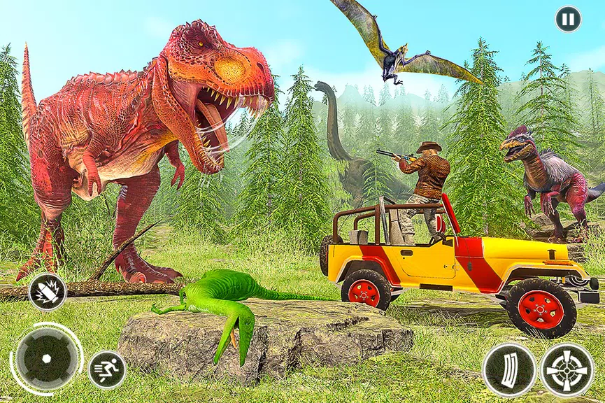 Super Dino Hunting Zoo Games Capture d'écran 3