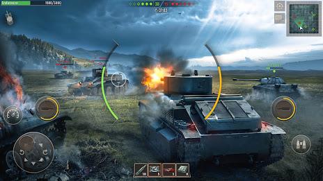 Battle Tanks: Panzer Spiele Captura de tela 1