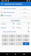 Electricity Cost Calculator 스크린샷 2