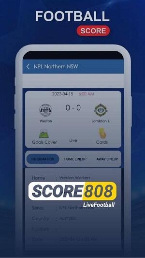 Score808 apk para Android