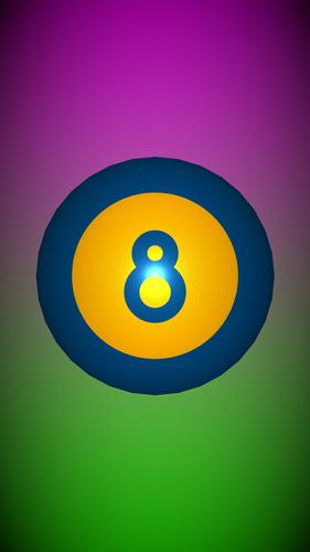 Magic 8 Ball Live Wallpaper 3D Captura de pantalla 1