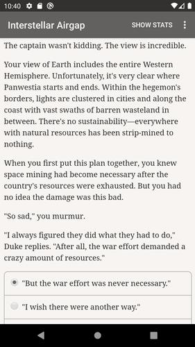 Interstellar Airgap Captura de pantalla 1